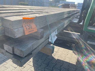 Ca. 44x Douglas Regels Fijnbezaagd, 45x75mm, lengte 500cm